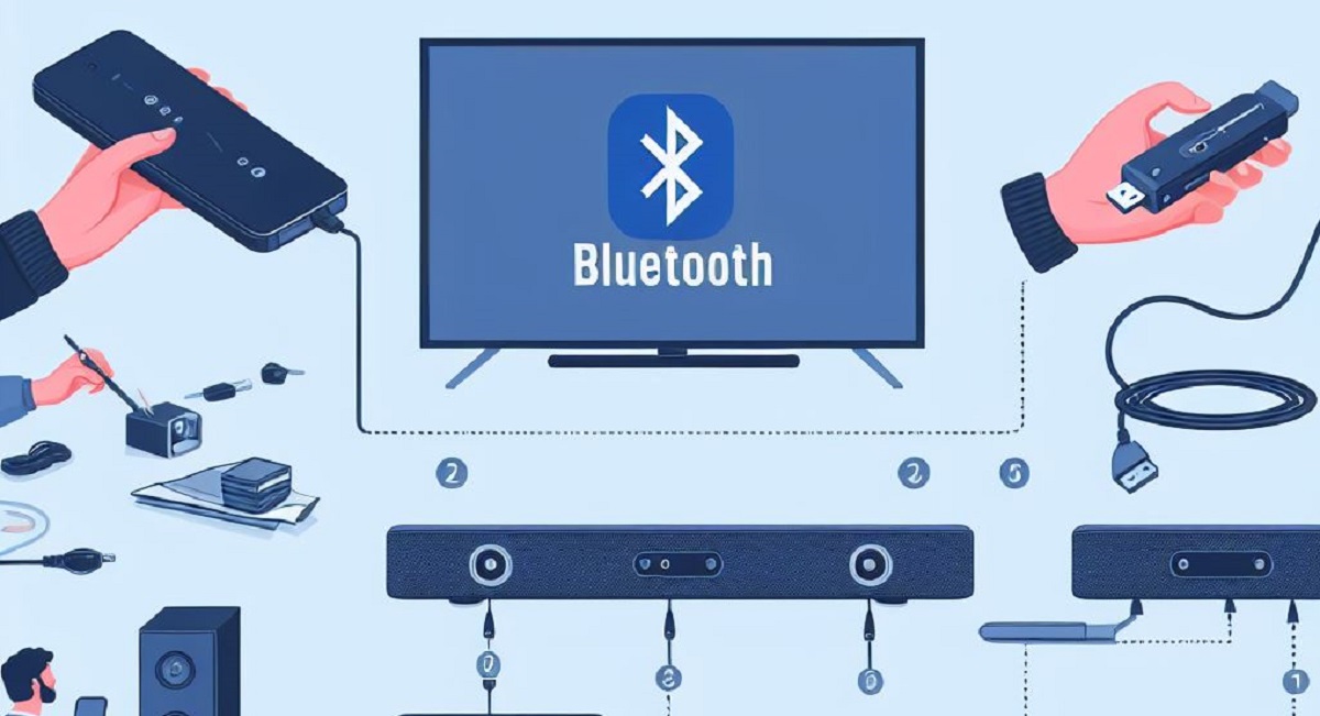 Connect the Bluetooth Soundbar to Your TV