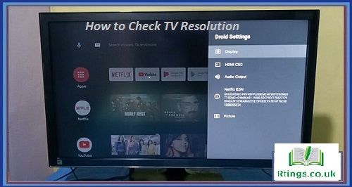 How to Check TV Resolution