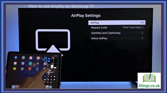 How to use airplay on Samsung TV