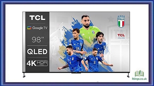 TCL 98C735K 98 QLED 4K Ultra HD HDR Smart Google TV