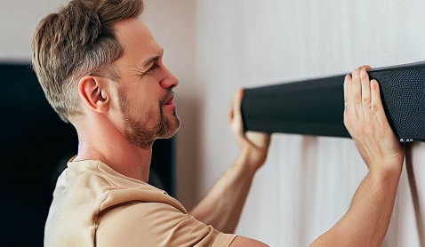 How to Hang a Soundbar on the wall without screws