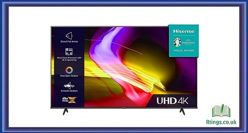 Hisense 55 Inch UHD VIDAA Smart TV 55E6KTUK