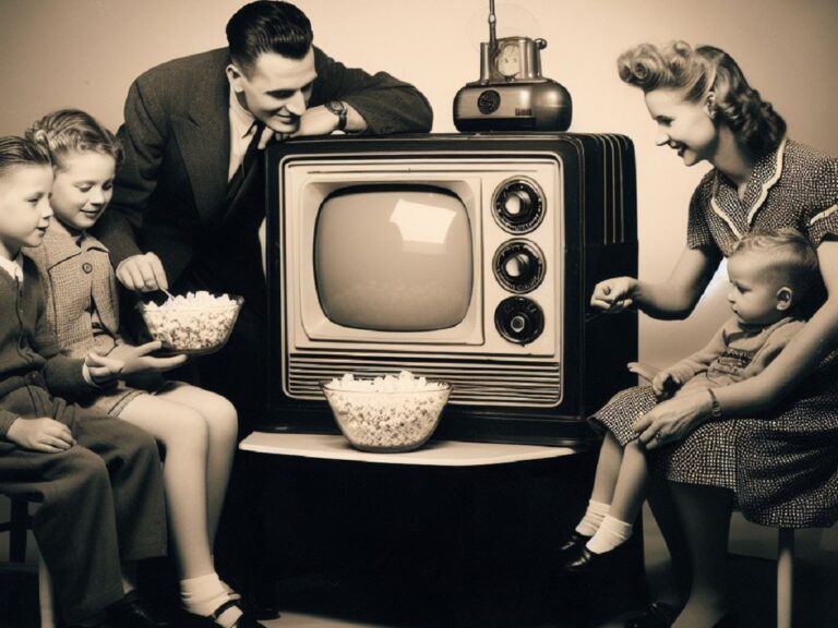 When was the first TV sold